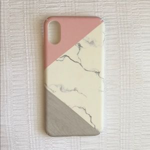 ▪️Pink/White Marble iPhone 8 Plus, X Case
